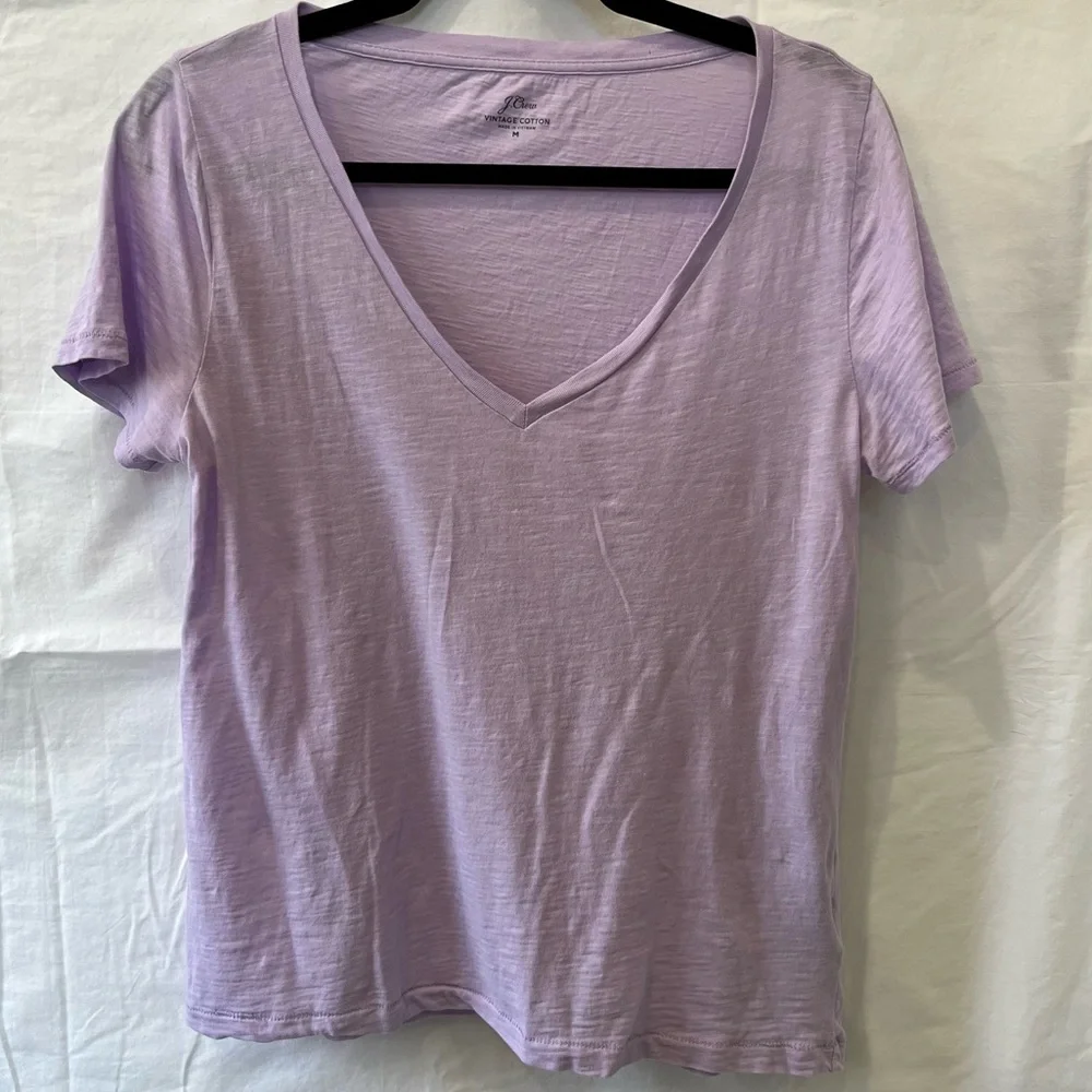 J. Crew Size M Ice Lavender Tshirt
